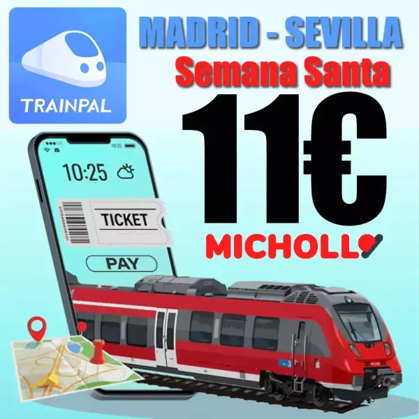 Viaje chollo en tren desde Madrid a Sevilla en Semana Santa Viaje chollo en tren desde Madrid a Sevilla en Semana Santa