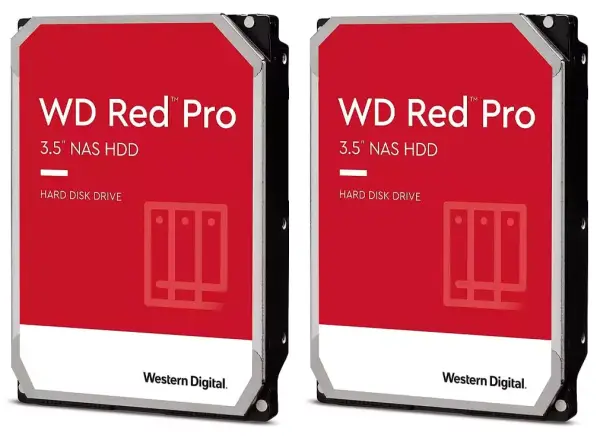 2x HDD Western Digital RED Pro de 14TB 2x HDD Western Digital RED Pro de 14TB