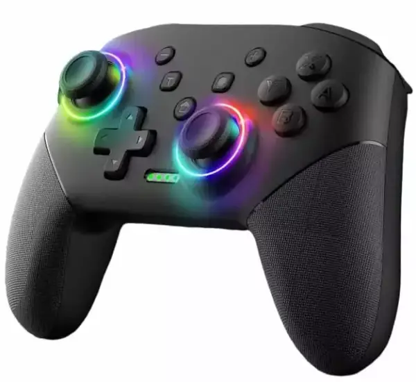 Controlador inalámbrico Data Frog RGB para Switch, iOS, Android y PC Controlador inalámbrico Data Frog RGB para Switch, iOS, Android y PC
