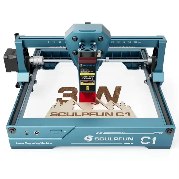 Mini máquina grabadora láser SCULPFUN C1 3W Mini máquina grabadora láser SCULPFUN C1 3W