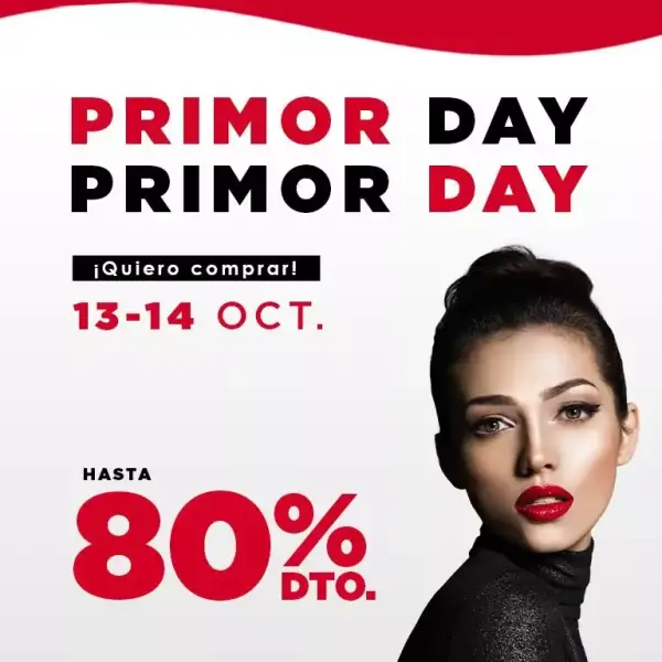 Hasta 80% de dto. ofertas flash (perfumes, maquillajes, y más) Primor Hasta 80% de dto. ofertas flash (perfumes, maquillajes, y más) Primor