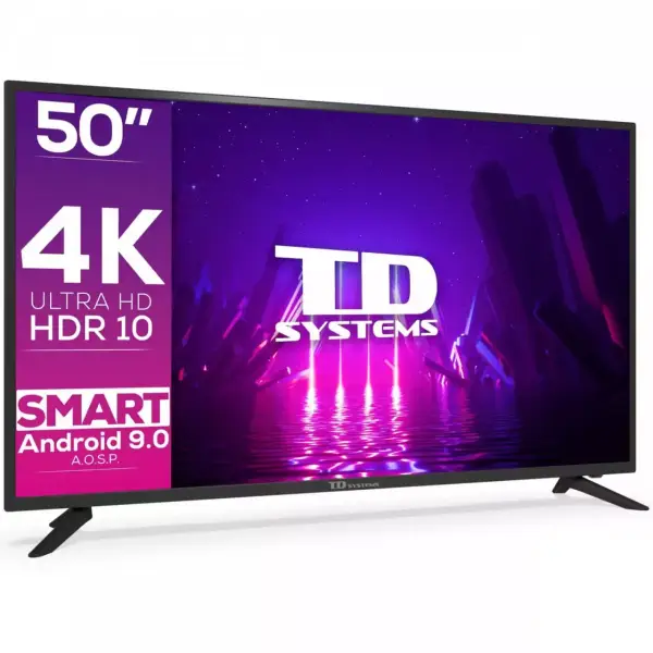 SmartTV TDSystems 50" 4K HDR10 SmartTV TDSystems 50" 4K HDR10