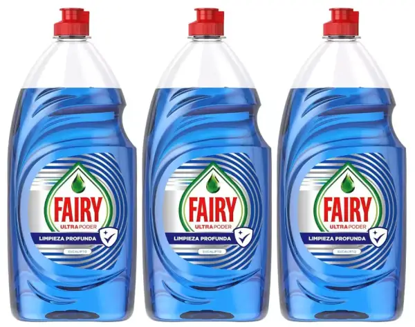 3x 1L Fairy Ultra Original Azul Eucalipto 3x 1L Fairy Ultra Original Azul Eucalipto