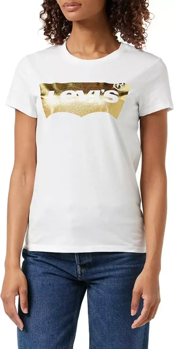Camiseta mujer Levi's The tee gold Camiseta mujer Levi's The tee gold