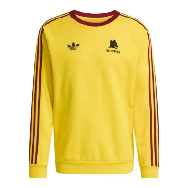 Sudadera Adidas de cuello redondo AS Roma Sudadera Adidas de cuello redondo AS Roma