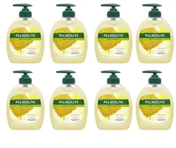 Pack de 8 Palmolive Jabón líquido Leche y Miel Pack de 8 Palmolive Jabón líquido Leche y Miel