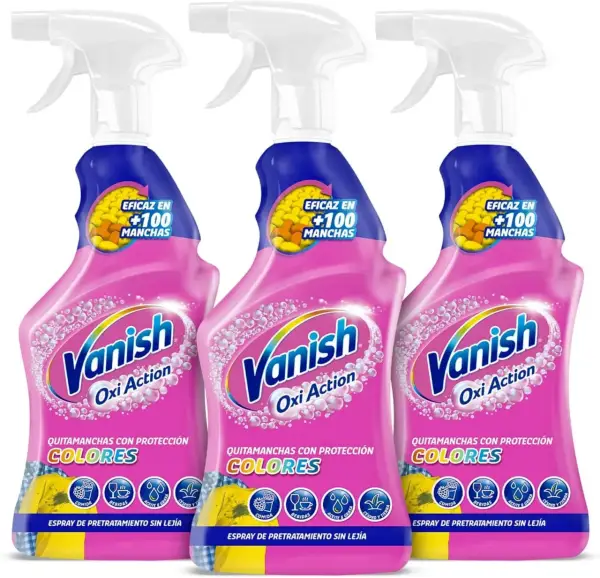 3x750ml quitamanchas Vanish Oxi Action 3x750ml quitamanchas Vanish Oxi Action
