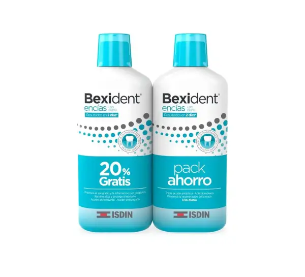 2 enjuagues para Encías Bexident ISDIN 2 enjuagues para Encías Bexident ISDIN