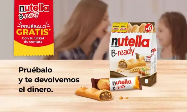 Prueba Nutella B-Ready (Reembolso) Prueba Nutella B-Ready (Reembolso)
