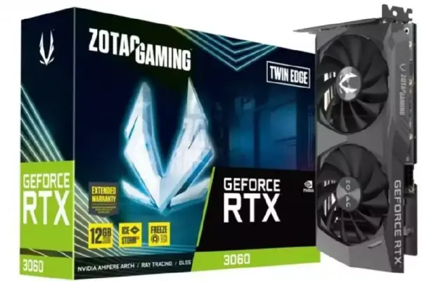 Tarjeta gráfica RTX 3060 Zotac Twin Edge Tarjeta gráfica RTX 3060 Zotac Twin Edge