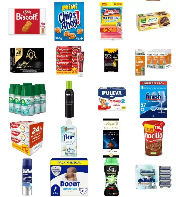 3x2 en productos de alimentación y hogar 3x2 en productos de alimentación y hogar