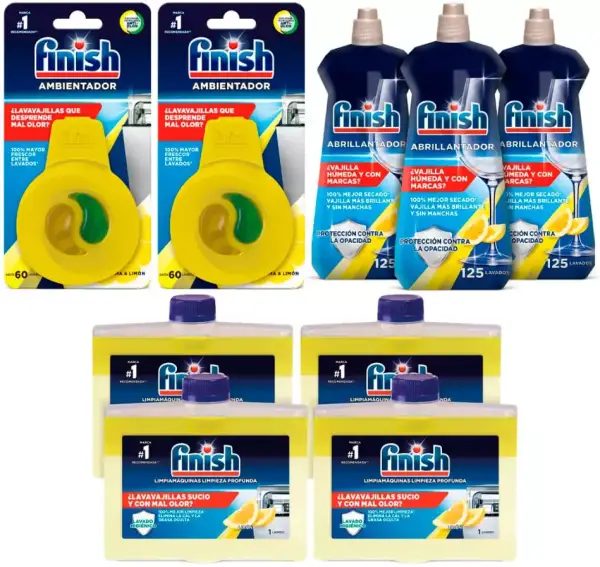 4x Limpiamáquinas + 3x500ml Lavavajillas + 2x Ambientador 4x Limpiamáquinas + 3x500ml Lavavajillas + 2x Ambientador