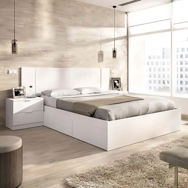 Pack Dormitorio Cama Alice 150x190 cm Pack Dormitorio Cama Alice 150x190 cm