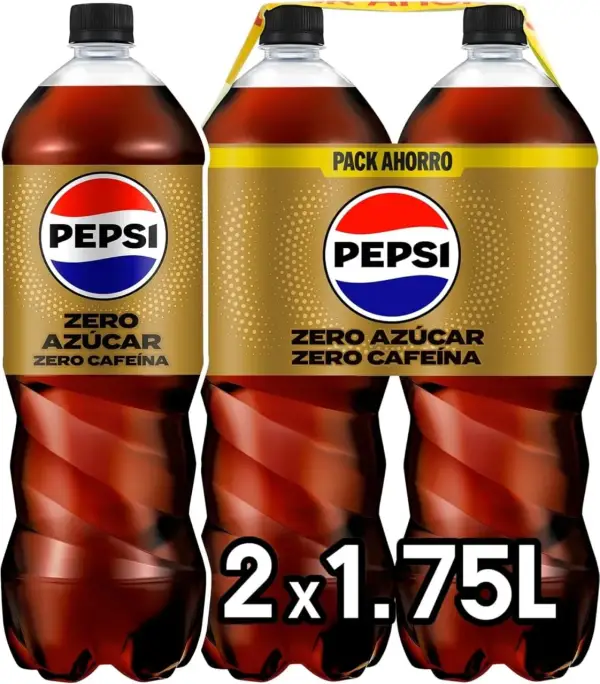 2x 1.75L Pepsi zero sin cafeína 2x 1.75L Pepsi zero sin cafeína