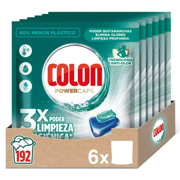 192 Cápsulas Colon Detergente para Lavadora 192 Cápsulas Colon Detergente para Lavadora