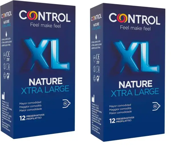 2x Caja 12Preservativos Control Nature XL 2x Caja 12Preservativos Control Nature XL