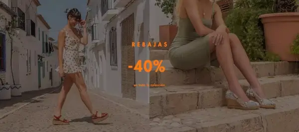 40% de descuento rebajas de verano Zapatos Sirolé 40% de descuento rebajas de verano Zapatos Sirolé