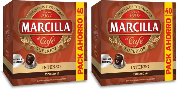 80 Cápsulas Marcilla Intenso Nespresso 80 Cápsulas Marcilla Intenso Nespresso