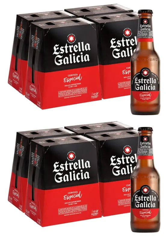 48 Botellas x 25 cl Estrella Galicia Especial 48 Botellas x 25 cl Estrella Galicia Especial