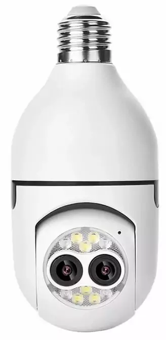 Cámara IP 360º Doble Lente WiFi E27 Cámara IP 360º Doble Lente WiFi E27