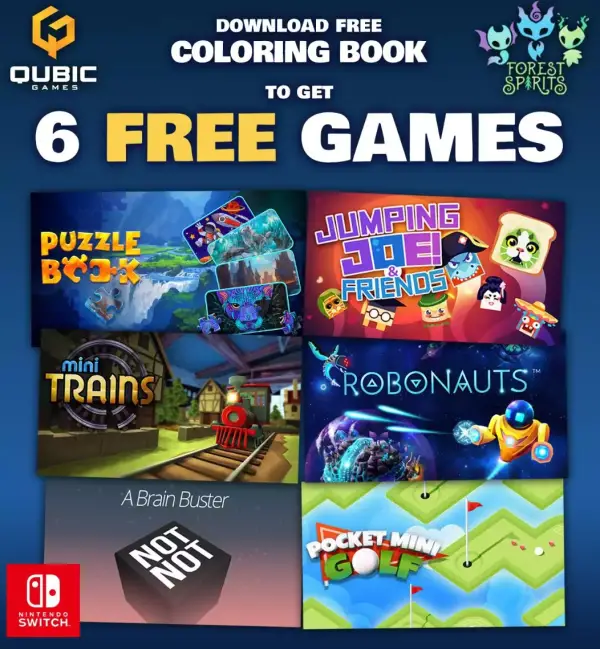 6 Juegos para Nintendo Switch (Al descargar Coloring Book) 6 Juegos para Nintendo Switch (Al descargar Coloring Book)