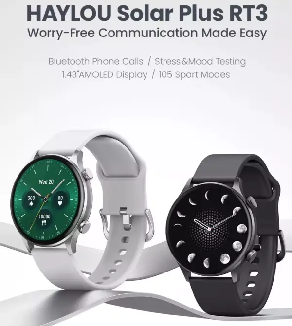 Smartwatch Haylou Solar Plus RT3 Smartwatch Haylou Solar Plus RT3