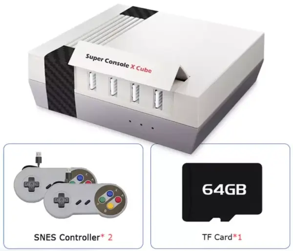 Consola Retro X Cube 90.000 juegos + 2 mandos Consola Retro X Cube 90.000 juegos + 2 mandos
