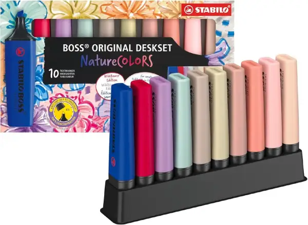 Pack 10 Marcadores Stabilo Boss Original Pack 10 Marcadores Stabilo Boss Original