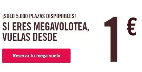 Solo hoy vuelos para miembros Megavolotea en Volotea Solo hoy vuelos para miembros Megavolotea en Volotea