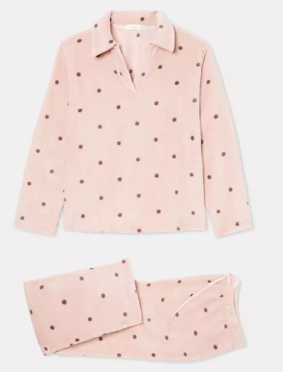 Pijama estampado lunares de mujer Énfasis Pijama estampado lunares de mujer Énfasis