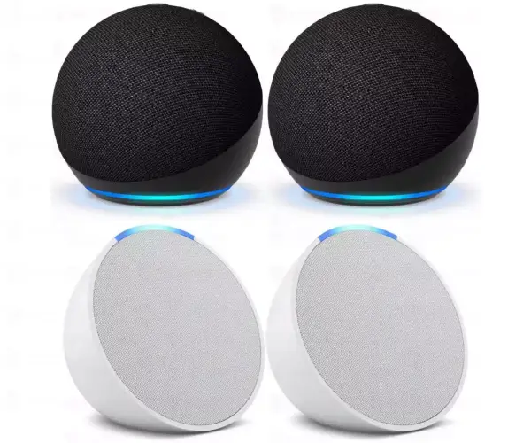 2x Amazon Echo Dot Alexa de 5.ª generación 2x Amazon Echo Dot Alexa de 5.ª generación