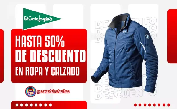 Hasta 50% de dto. en ropa y calzado deportivo en El Corte Inglés Hasta 50% de dto. en ropa y calzado deportivo en El Corte Inglés