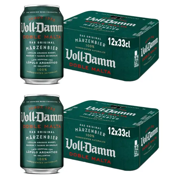 24 Latas 33cl Voll-Damm Doble Malta 24 Latas 33cl Voll-Damm Doble Malta