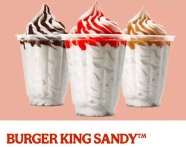 Sandy en Burger King Sandy en Burger King