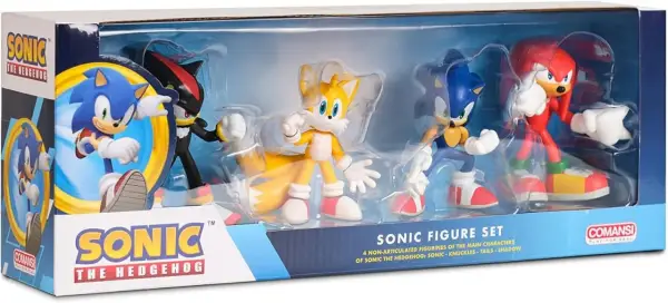 Set Colección Sonic 4 Figuras 9 cm Set Colección Sonic 4 Figuras 9 cm