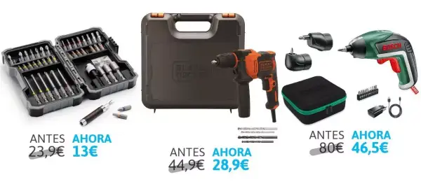 Preciazos en bricolaje, herramientas y accesorios para el hogar Preciazos en bricolaje, herramientas y accesorios para el hogar