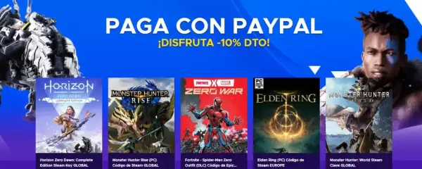 10% Dto. al pagar con Paypal en videojuegos en Eneba 10% Dto. al pagar con Paypal en videojuegos en Eneba