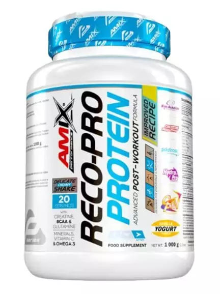 Recuperador muscular con proteína AMIX ReAMIX Reco-Pro Advanced 1000 g Recuperador muscular con proteína AMIX ReAMIX Reco-Pro Advanced 1000 g