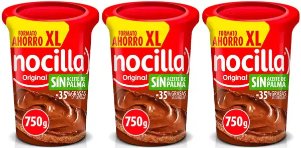 3x750 Gr. Tarrina Nocilla Original 3x750 Gr. Tarrina Nocilla Original