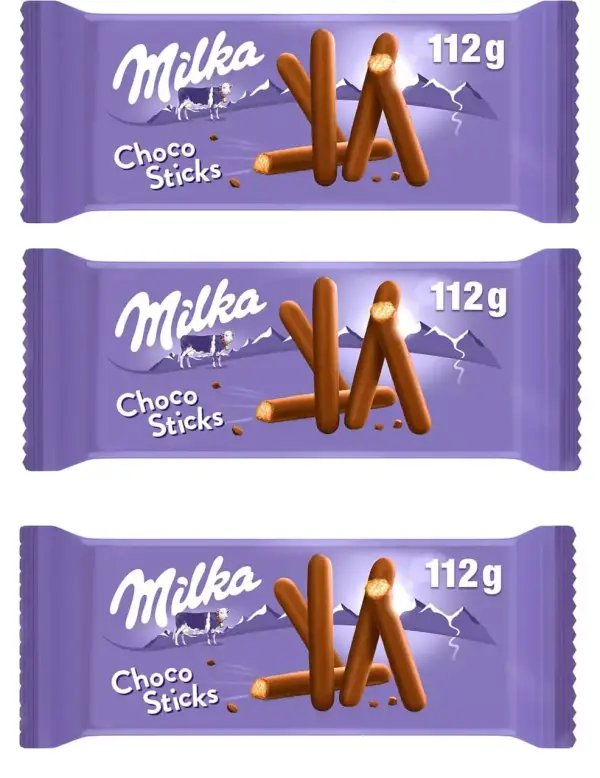 3x Milka Choco Sticks 112g 3x Milka Choco Sticks 112g