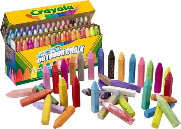 64 tizas de colores tamaño maxi CRAYOLA 64 tizas de colores tamaño maxi CRAYOLA