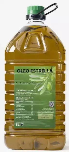5L Aceite Oliva Virgen Oleoestrella 5L Aceite Oliva Virgen Oleoestrella