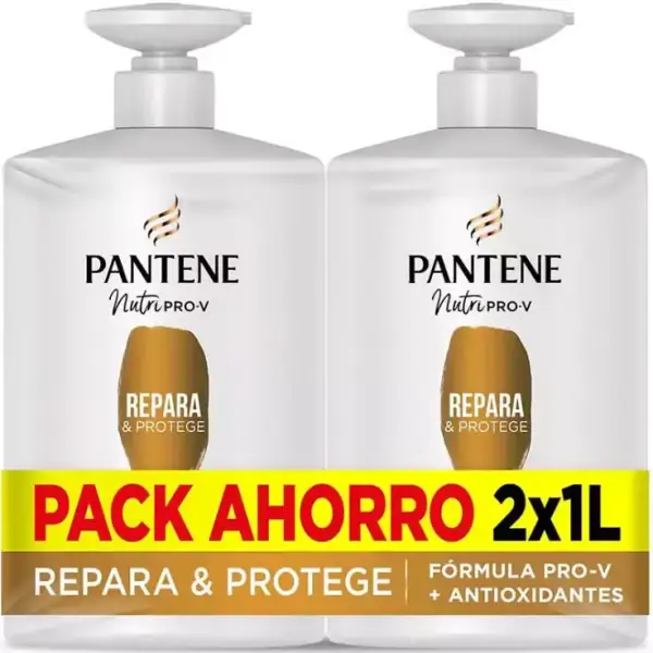 2x1L Champú Pelo Repara Y Protege Pantene Pro-V 2x1L Champú Pelo Repara Y Protege Pantene Pro-V
