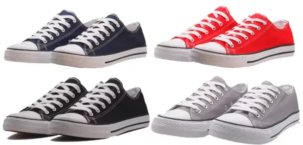 Zapatilla de lona baja para hombre Zapatilla de lona baja para hombre
