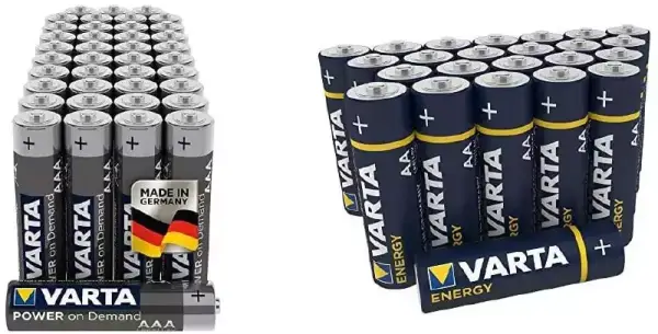 Pack de Pilas VARTA: 40 Pilas AAA y 30 Pilas AA Pack de Pilas VARTA: 40 Pilas AAA y 30 Pilas AA