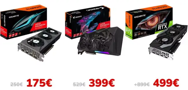 Liquidación de Gráficas AMD RX6600, AMD RX6800 y NVIDIA 3080Ti Liquidación de Gráficas AMD RX6600, AMD RX6800 y NVIDIA 3080Ti