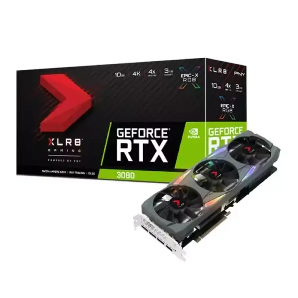Tarjeta gráfica PNY RTX 3080 10GB LHR Tarjeta gráfica PNY RTX 3080 10GB LHR