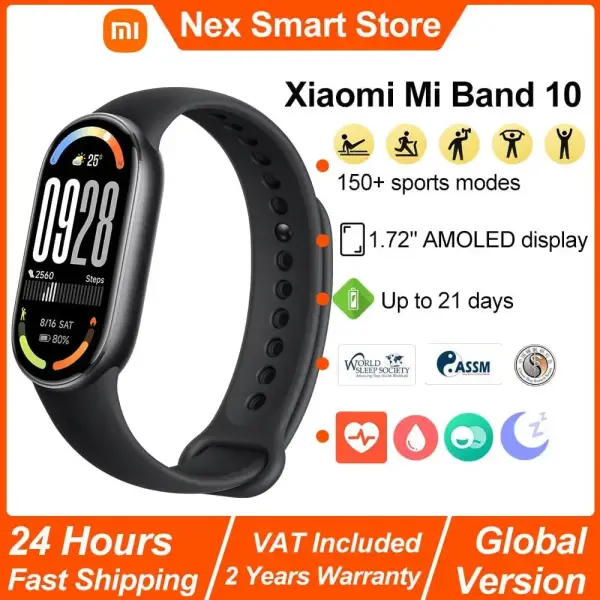 Xiaomi Mi Band 10 AMOLED de 1,72 Xiaomi Mi Band 10 AMOLED de 1,72