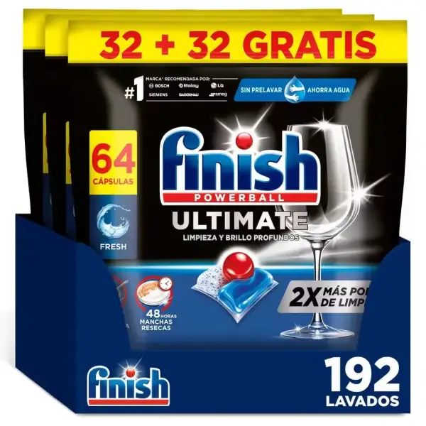 192 Pastillas Finish Powerball Ultimate 192 Pastillas Finish Powerball Ultimate