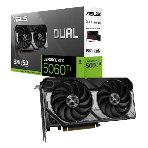 Tarjeta Gráfica ASUS GeForce RTX 5060 Ti 8GB Tarjeta Gráfica ASUS GeForce RTX 5060 Ti 8GB
